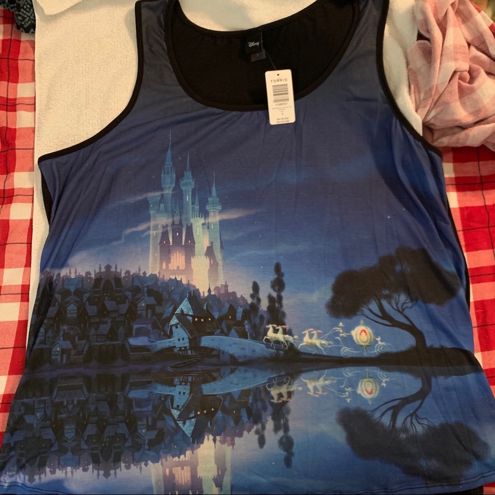 Torrid Disney NWT Tank Top Cinderella, Sz 3/3X